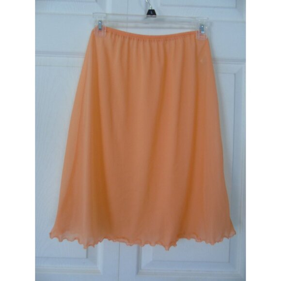 1960's Vassarette Orange Nylon Slip Size A Sm Metric Size 90 Munsingwear Inc. - Picture 4 of 6